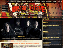 Tablet Screenshot of obscene-extreme.com